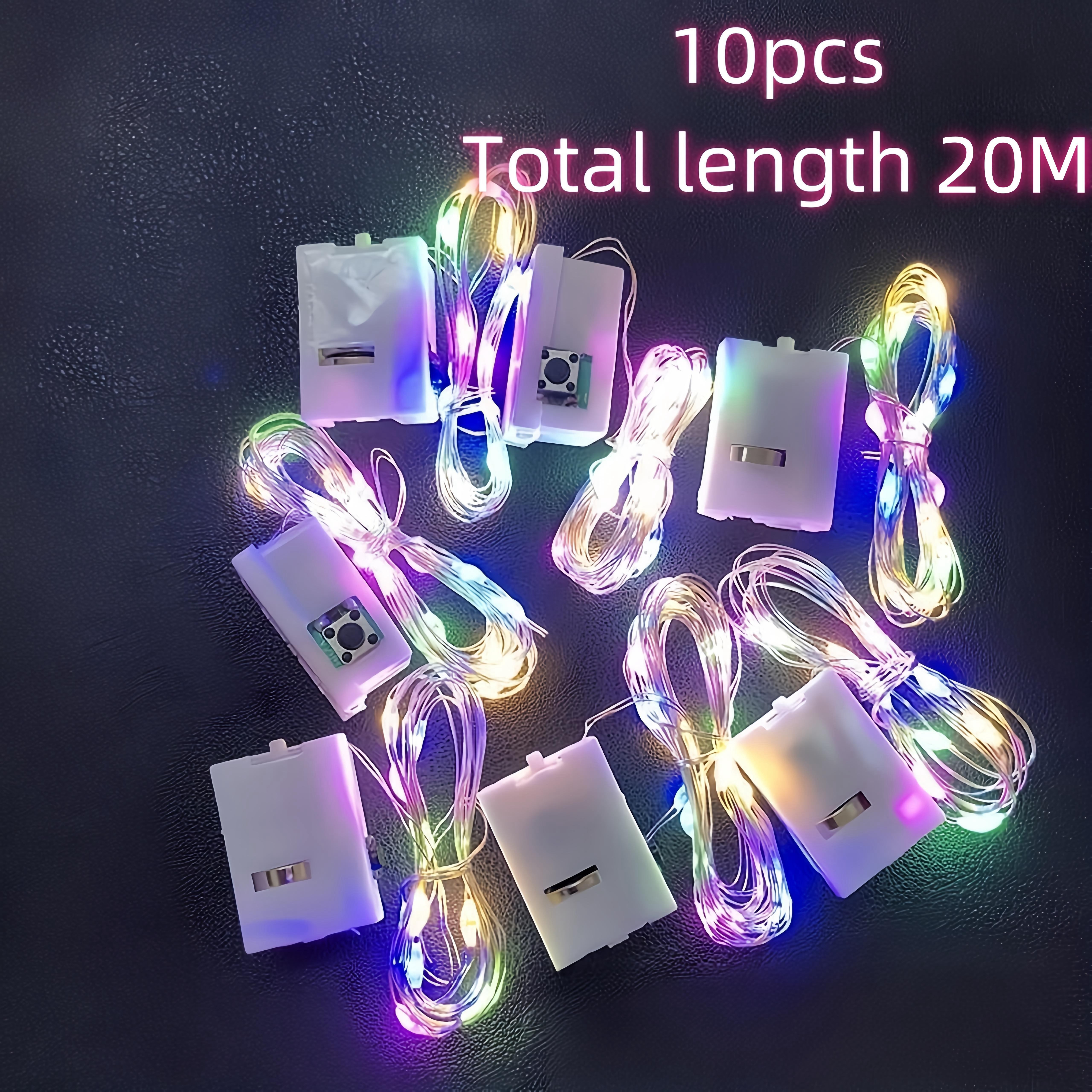 10 pcs Led Fairy Lights 3 Mode - Led Fairy String Lights ulasan dan harga