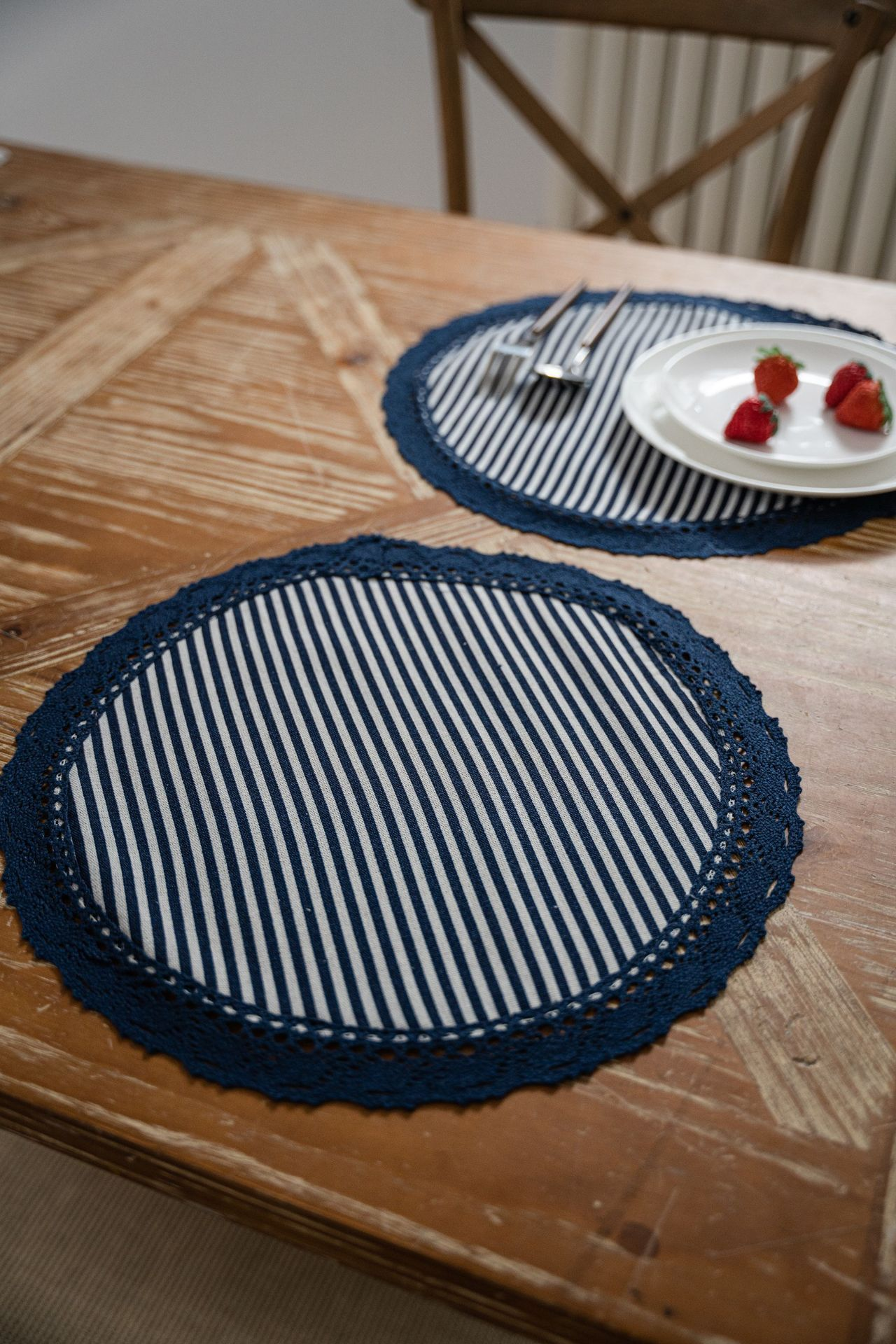 1/2/6 PC Red Striped Table Run - Christmas Table Runner ulasan dan harga