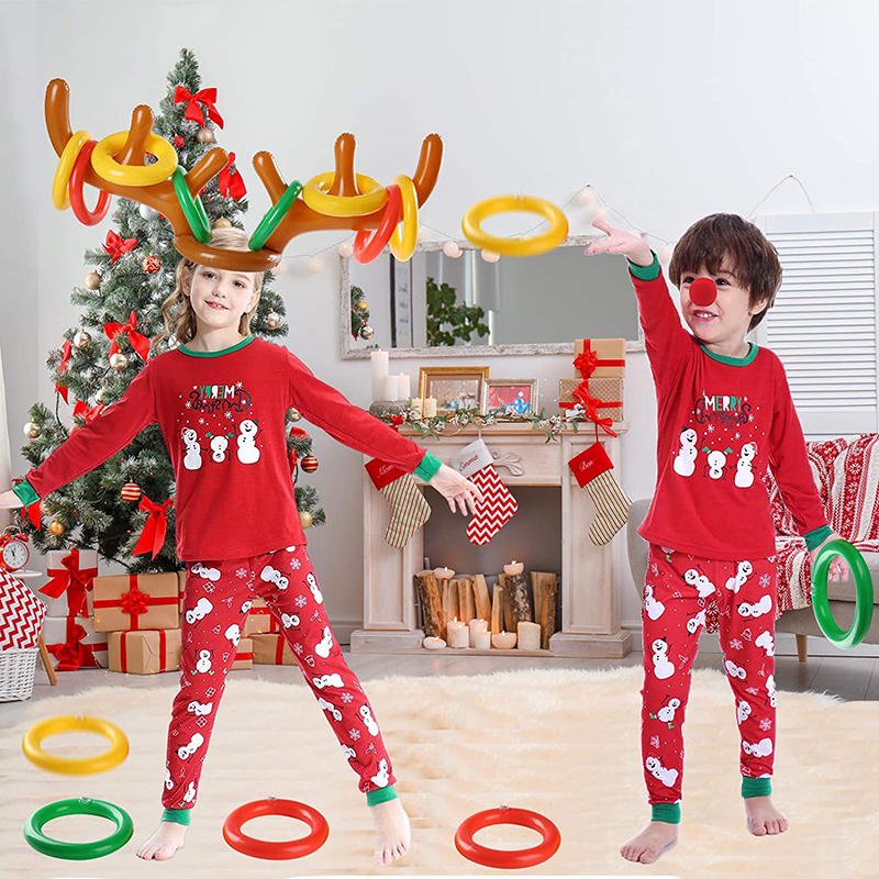 1/3/5set Christmas Game Inflat - Reindeer Antlers Headband ulasan dan harga