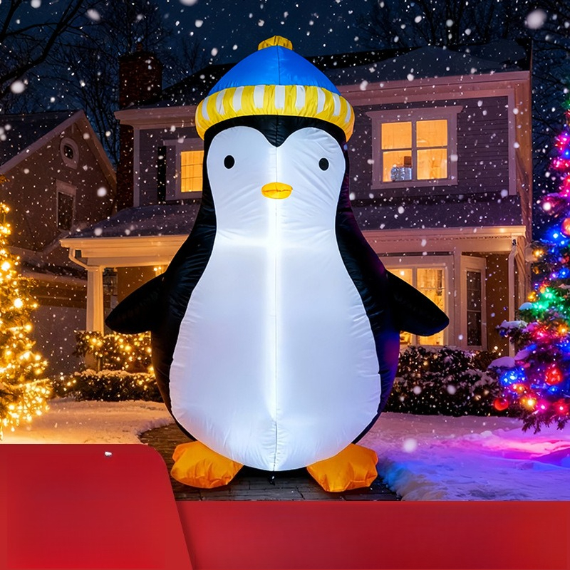 1.5M Christmas Penguin Inflata - Christmas Lights Outdoor ulasan dan harga