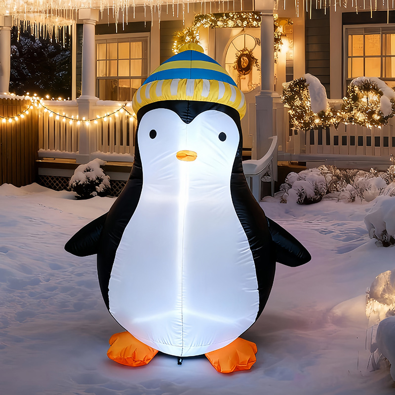1.5M Christmas Penguin Inflata - Christmas Lights Outdoor ulasan dan harga