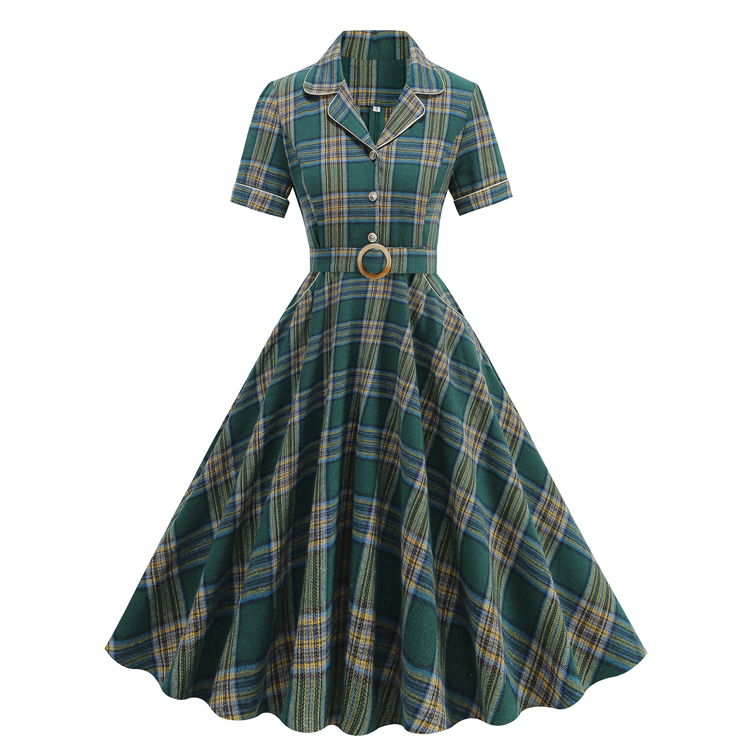 1950s Vintage Plaid Notched Co - Christmas Throw Blanket ulasan dan harga