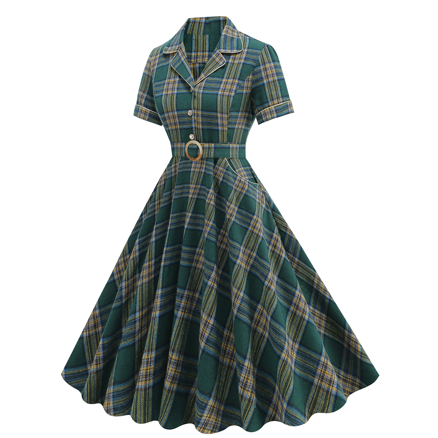1950s Vintage Plaid Notched Co - Christmas Throw Blanket ulasan dan harga