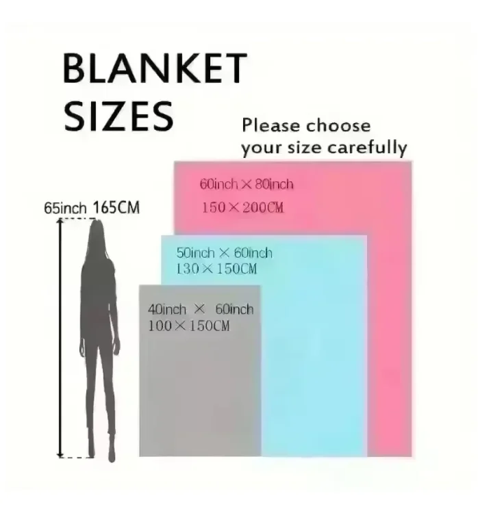 1pc Christmas Printed Flannel  - Christmas Throw Blanket ulasan dan harga
