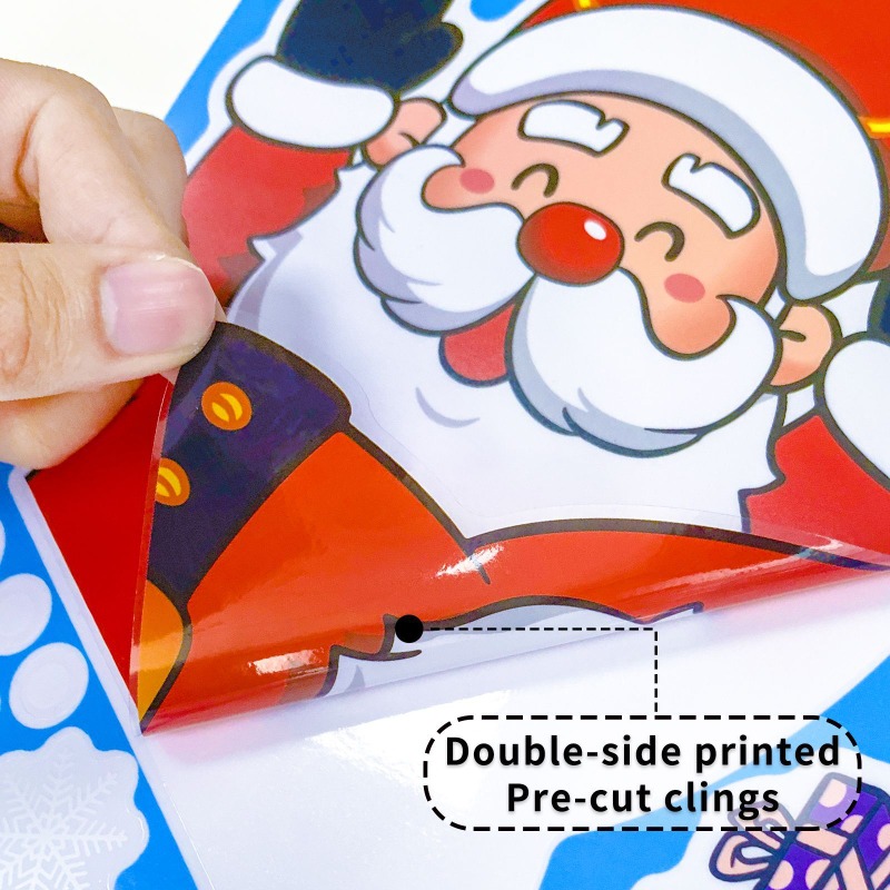 2025 Christmas Decorative Glas - Snowflake Window Decal ulasan dan harga